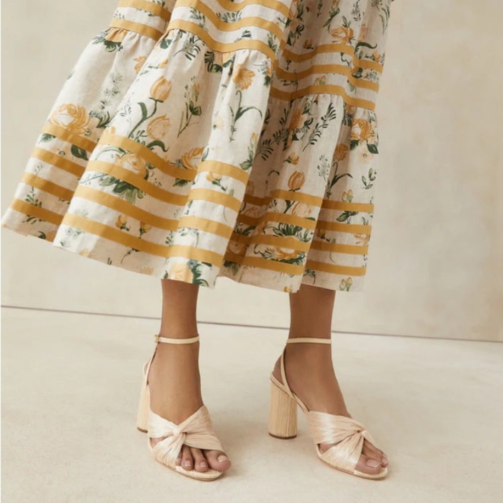 Loeffler Randall Blush Ankle Strap Heels